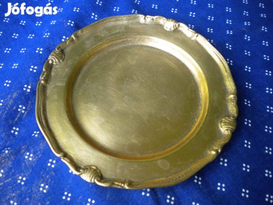 Réz tálca vagy poháralátét, vagy névjegy tálka