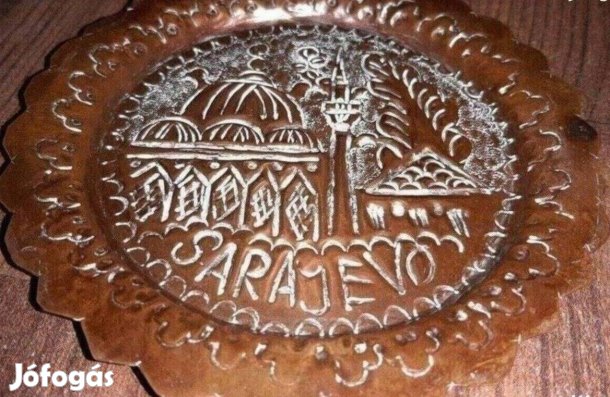 Réz tálka Szarajevó