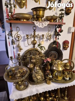 Réz tárgyak egyben 