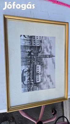 Rézkarc kép eladó. 