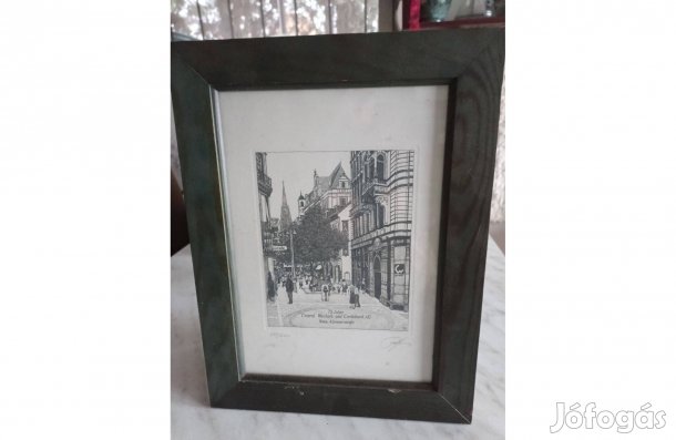 Rézkarc művészi nyomat