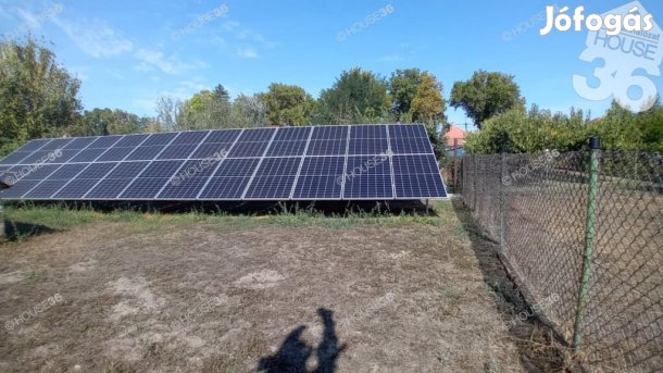 Rezsibarát, napelemes családi ház nagy telken, Lajosmizsén eladó!