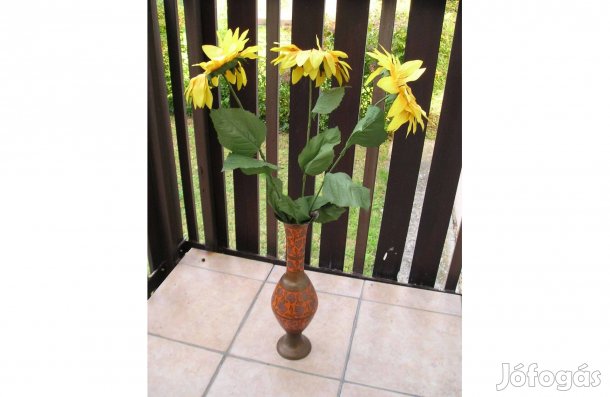 Rézváza, padlóváza - 46 cm