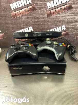 Rgh-s Xbox 360 Slim 250GB+Kinect+2 Kontroller+55 Játék