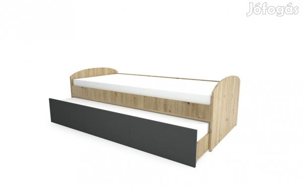 Ri-DM Gyerekágy kihúzható pótággyal artisan tölgy