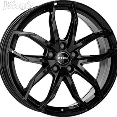 Rial  LUCCA Fényes fekete 8X18 5X112 ET39 CB66,4 | alufelni |