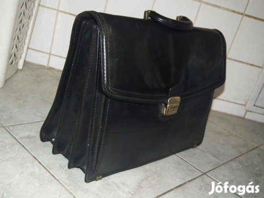 Rialto jellegű szép bőrtáska férfi kézitáska bőr táska nr.9