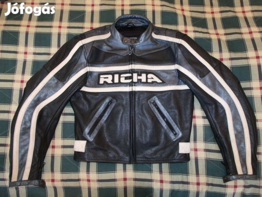 Richa fullprotis motoros bőrdzseki, S méret, hibátlan