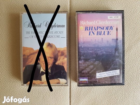 Richard Clayderman Rhapsody in blue kazetta kazi MC Eredeti