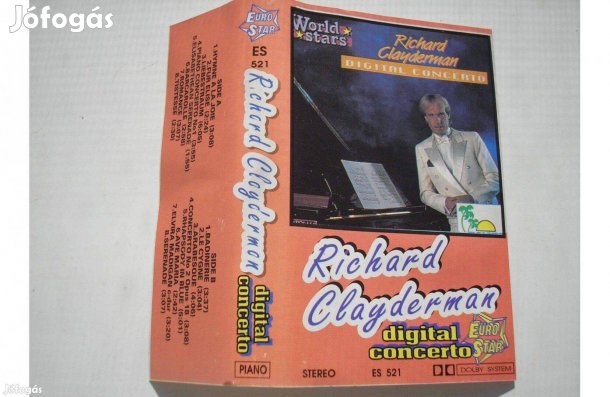 Richard Clayderman - Digital Concerto , műsoros kazetta