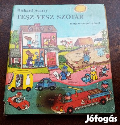 Richard Scarry: Tesz-Vesz szótár (magyar-angol-német)