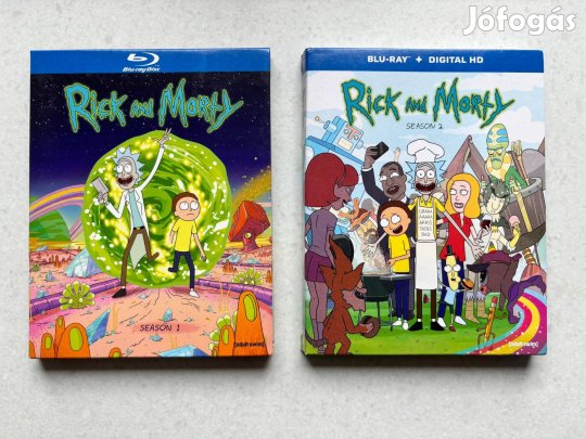 Rick and Morty 1. és 2. évad blu-ray