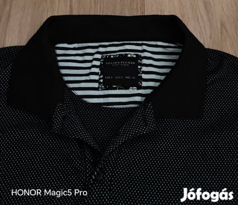 Ricky Sign Denim&Flower minőségi férfi póló S Uj