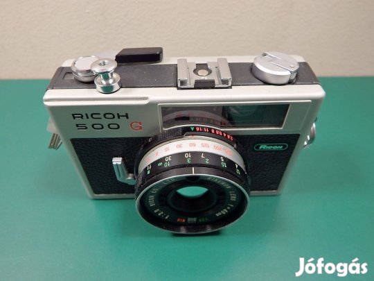 Ricoh 500 G Camera Retro Fényképezőgép Régi Rikenon 40 MM Objektív