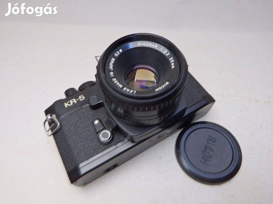 Ricoh KR 5 Régi Fényképezőgép Retro Riconar 55 MM Objektív