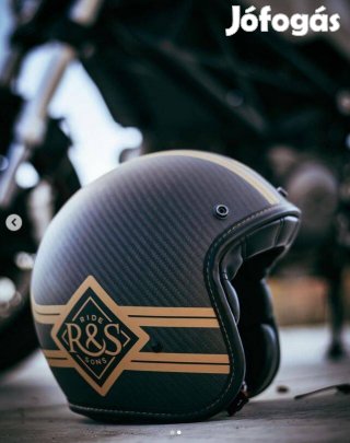Ride & Sons Cruise Prémium karbon Carbon szénszálas bukósisak M