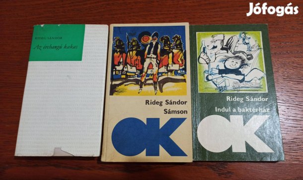 Rideg Sándor könyvcsomag / 3 db könyv