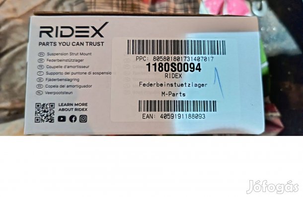 Ridex Első Toronycsapágy, Opel, Fiat a 2 oldal 1 árában