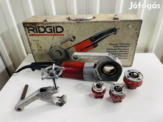 Ridgid Menetmetsző menetvágó gép, menetmetsző fejekkel