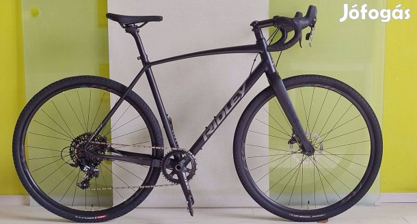 Ridley Kanzo egyéves gravel, 54 cm, hidraulikus fék, Sram Apex szett