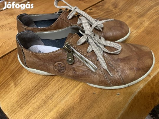 Rieker 38,5 újszer női kényelmi bőr cipő