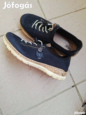 Rieker 38-as memória hab talpú női tavaszi cipő