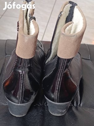 Rieker 39-es bőr bokacipő 