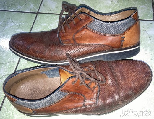 Rieker 41-es fűzős kényelmes ffi használt bőr cipő 