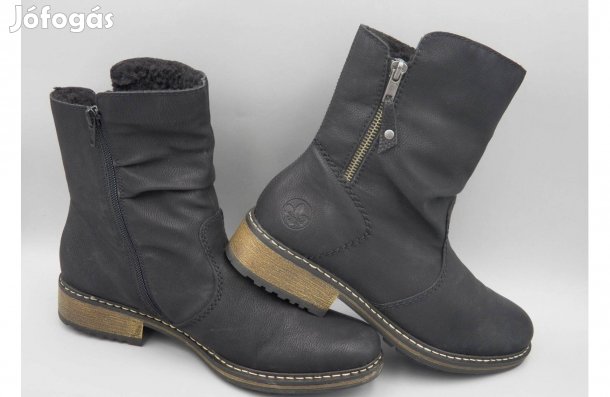 Rieker (41) bundás bélésű újszerű bokacsizma