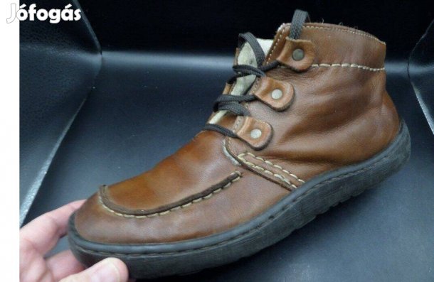 Rieker (eredeti) unisex 40 BTH: 25,5 cm száras bőrcipő