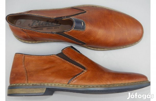 Rieker bőr belebújós félcipő, 46 -os