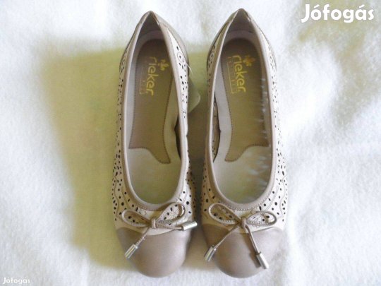 Rieker cipő / balerina / antistress / bézs / tavasz / irodai / utcai