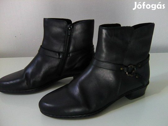 Rieker női bőr boka csizma bokacsizma 38-as