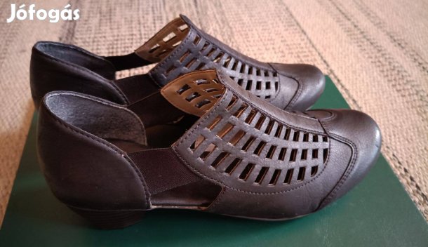 Rieker női bőrcipő 37-es méret új címkék nélkül