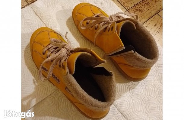 Rieker sárga női cipő - bakancs 37/38-as, cipzár + fűző