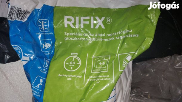 Rifix ragasztógipsz 1 zsák bontatlan 1900Ft Veszprém