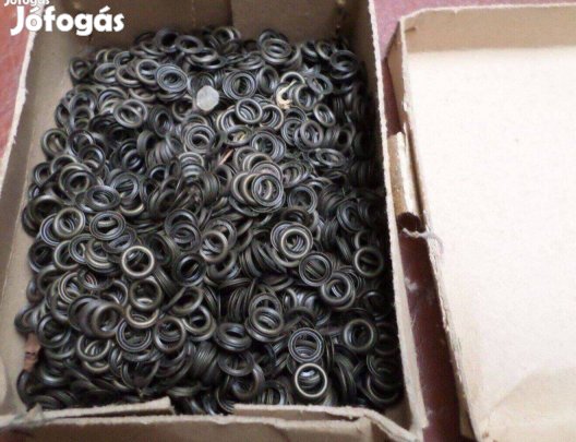 Ringli fűzőszem fém karika antikolt olasz