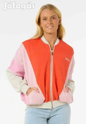 Rip Curl Colorblock bomber fleece női zipzáras pulcsi L