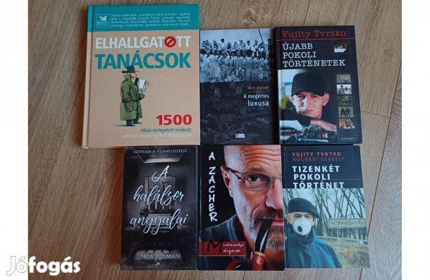 Riport, interjú, társadalom - 6 db könyv egyben