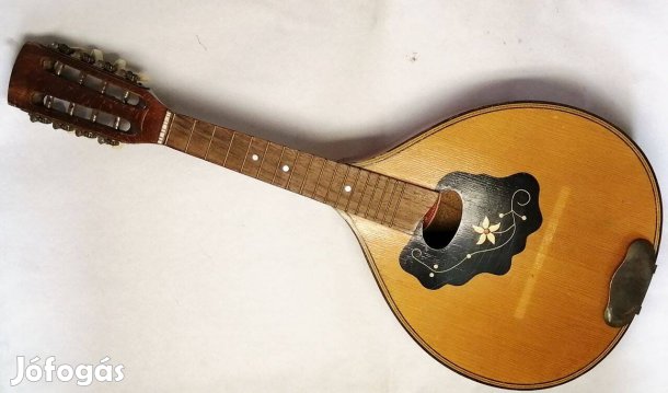 Ritka 8 húros Mandolin Csehország 1950-s évek