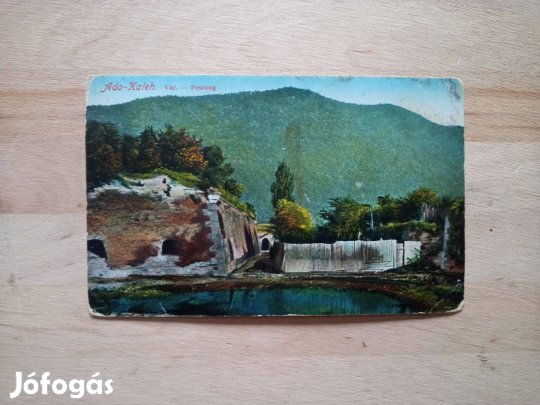 Ritka Ada-Kaleh vár 1916 ma már víz alatt ! képeslap