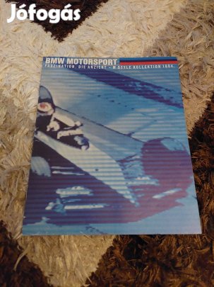 Ritka BMW Motorsport "M Style Kollektion 1984" prospektus katalógus