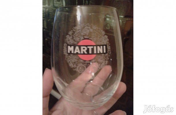 Ritka Martinis vékony exkluzív üveg pohár 3500,-Ft