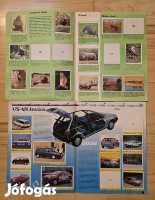 Ritka Panini Lutra Matrica Album Csomag (4 db)