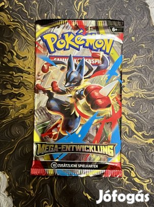 Ritka Pokémon TCG Booster - Mega-Entwicklung (Német nyelvű)