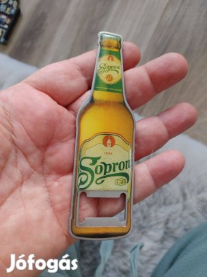 Ritka Soproni sörnyitó és hűtőmágnes