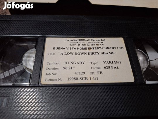 Ritka VHS - Szimatnak szemét, szemétnak szimat