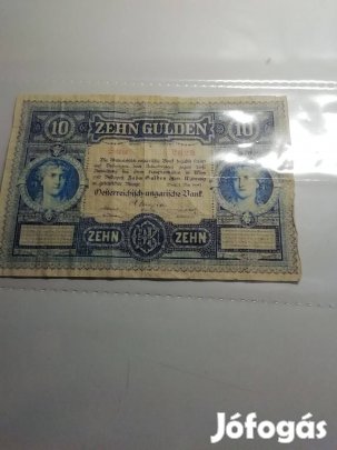 Ritka, 10 gulden forint bankjegy
