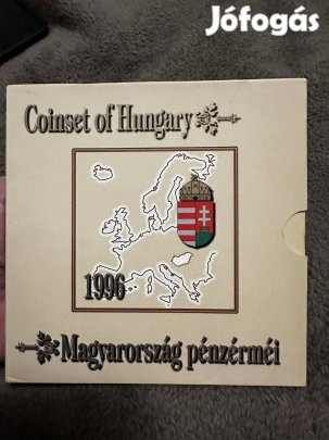 Ritka! Magyarország pénzérméi 1996 BU dísztokban forgalmi sor!