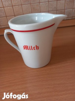 Ritka, régi, retro,Zsolnay porcelán tejkiöntő.